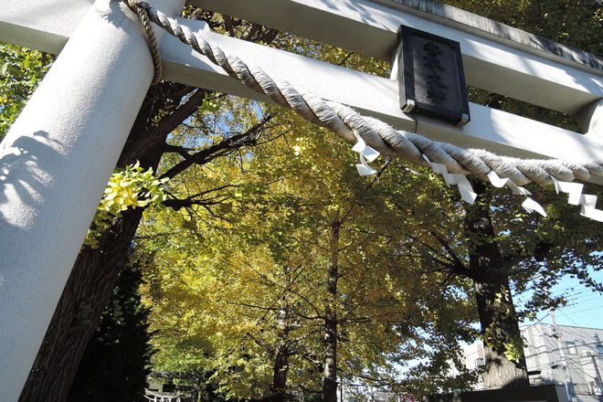 越谷香取神社の鳥居