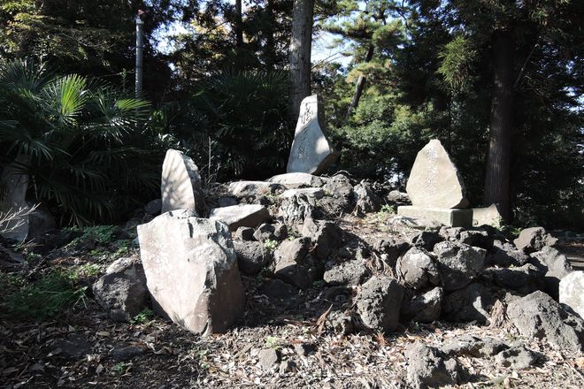 石神井神社の富士塚