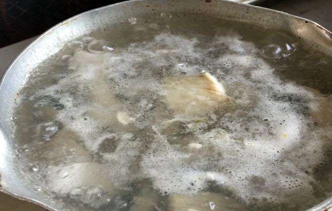 フキと鯖の煮物