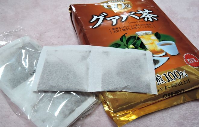 血糖値の上昇を抑える作用があるグァバ茶