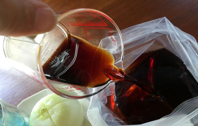 玉ねぎ丸ごと漬けの調味料