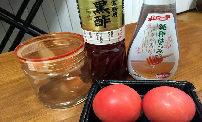 酢トマトの材料