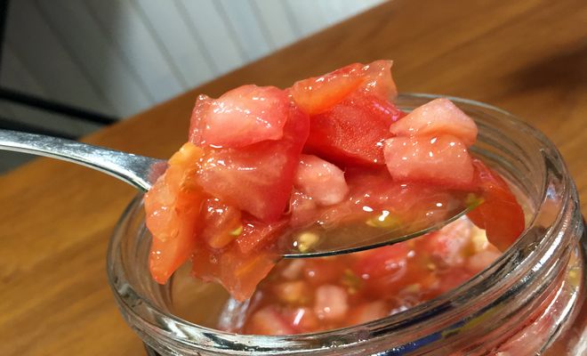 トマトの酢漬け