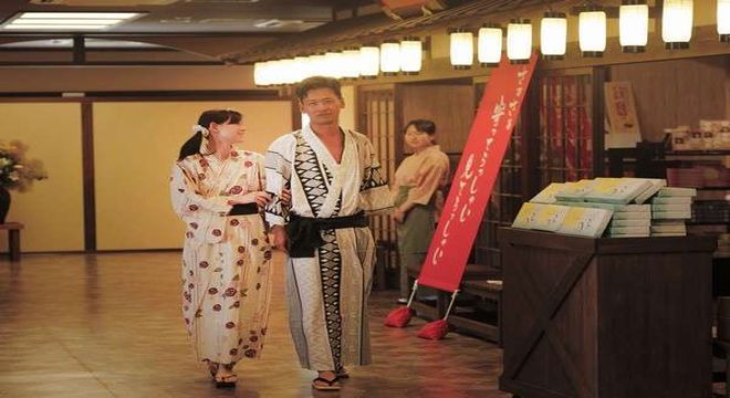 浴衣で散策